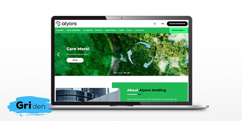 Nasıl yaptık: Alyors Holding web sitesi