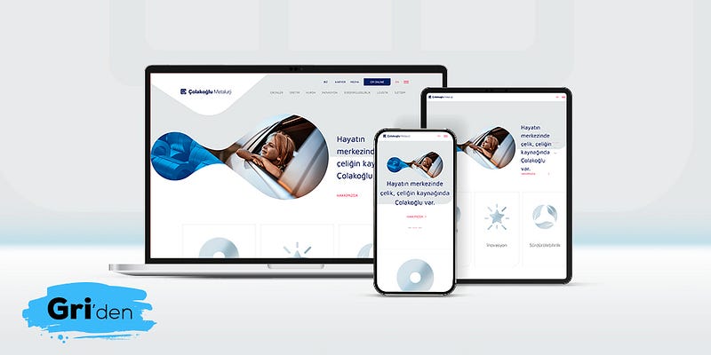 Çolakoğlu Metalurji yeni web sitesini Gricreative gerçekleştirdi
