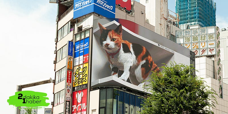 Cesur, ışıltılı ve baş döndürücü: Üç boyutlu billboardlar