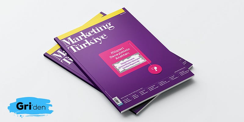 Marketing Türkiye’nin kapağı Gricreative’den