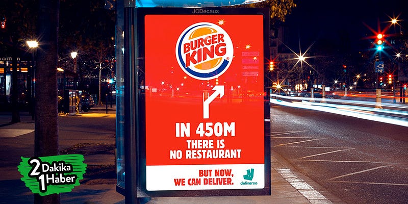 Burada Burger King Yok