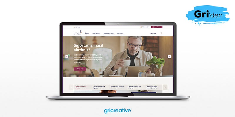 Nasıl yaptık: Gulf Sigorta web sitesi