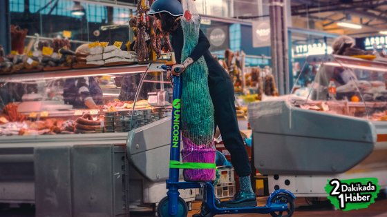 İşlevsel elektrikli scooter