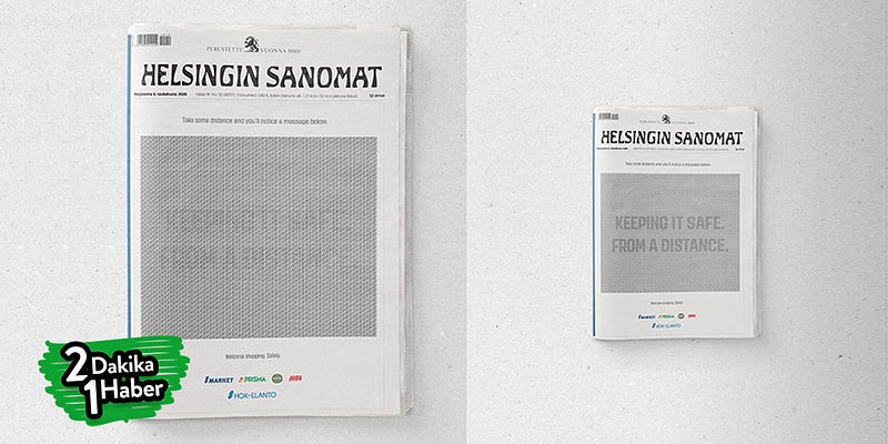 Sosyal Mesafe ile Görülebilen Reklamlar