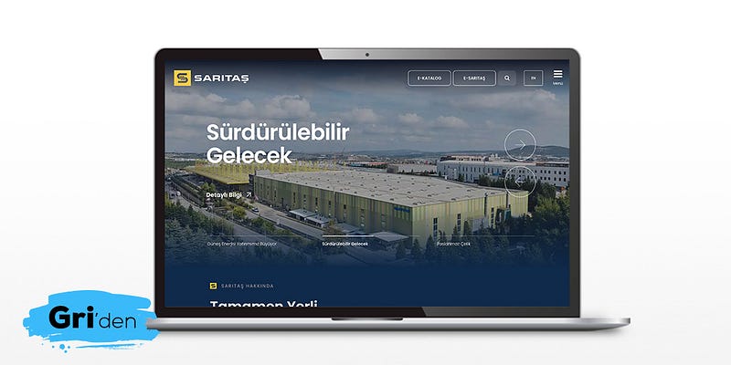 Sarıtaş web sitesi, kurumsal kimliği ve tanıtım filmi Gricreative’den