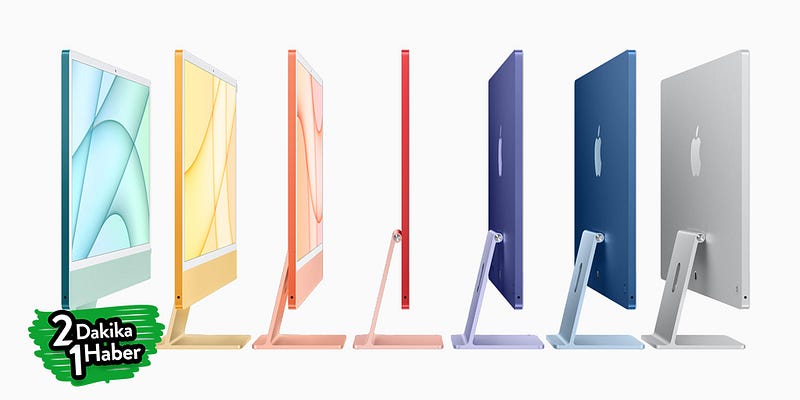 Logonun Ardından iMac’ler Renklendi