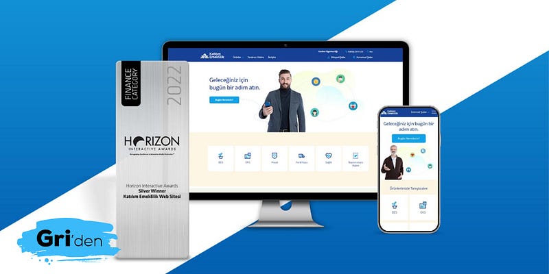 Katılım Emeklilik’in web sitesine “Silver Award”