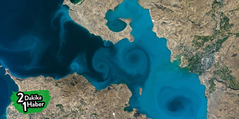 NASA’nın Düzenlediği Fotoğraf Yarışmasının Birincisi Van Gölü